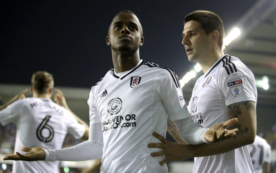 Ryan Sessegnon celebrates the opening goal against playoff hopefuls Millwall - PA