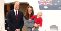 <p>Royal tradition prohibits direct heirs in line to the throne from flying together—but rather than fly separately from his newborn son in 2013, <a href="http://www.dailymail.co.uk/news/article-2527737/Prince-William-break-royal-rules-travel-baby-George-Australia-breach-protocol-direct-heirs-flying-together.html" rel="nofollow noopener" target="_blank" data-ylk="slk:William chose to travel side-by-side with George;elm:context_link;itc:0;sec:content-canvas" class="link ">William chose to travel side-by-side with George</a> and Kate on the family of three’s first official journey out of the country. According to a spokesperson for the royal family, <a href="https://www.bbc.co.uk/newsround/26420142" rel="nofollow noopener" target="_blank" data-ylk="slk:William got permission;elm:context_link;itc:0;sec:content-canvas" class="link ">William got permission</a> from the Queen to do so. The Cambridges have continued to break this tradition over the past five years.</p>