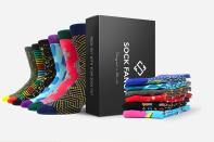 <p><strong>Sock Fancy </strong></p><p>sockfancy.com</p><p><strong>$4.90</strong></p><p><a href="https://sockfancy.com/products/sock-subscription" rel="nofollow noopener" target="_blank" data-ylk="slk:Shop Now;elm:context_link;itc:0;sec:content-canvas" class="link ">Shop Now</a></p><p>Keep his feet looking fancy with a monthly sock subscription. Pick whether you'd like him to receive one pair or two, along with what style and boldness level he'd prefer.</p><p><strong>RELATED: </strong><a href="https://www.goodhousekeeping.com/life/g5036/monthly-subscription-boxes/" rel="nofollow noopener" target="_blank" data-ylk="slk:20 Monthly Subscription Boxes You'll Want Delivered ASAP;elm:context_link;itc:0;sec:content-canvas" class="link ">20 Monthly Subscription Boxes You'll Want Delivered ASAP</a></p>