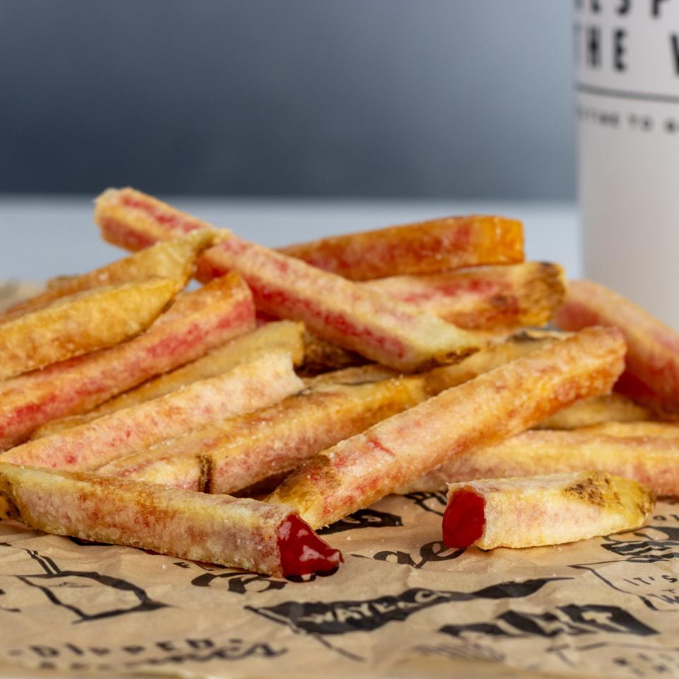 Wayback Burgers, based in Cheshire, Connecticut, says it has developed what it calls the world’s first ketchup-infused french fry, which it plans to launch in the U.S. in 2025.