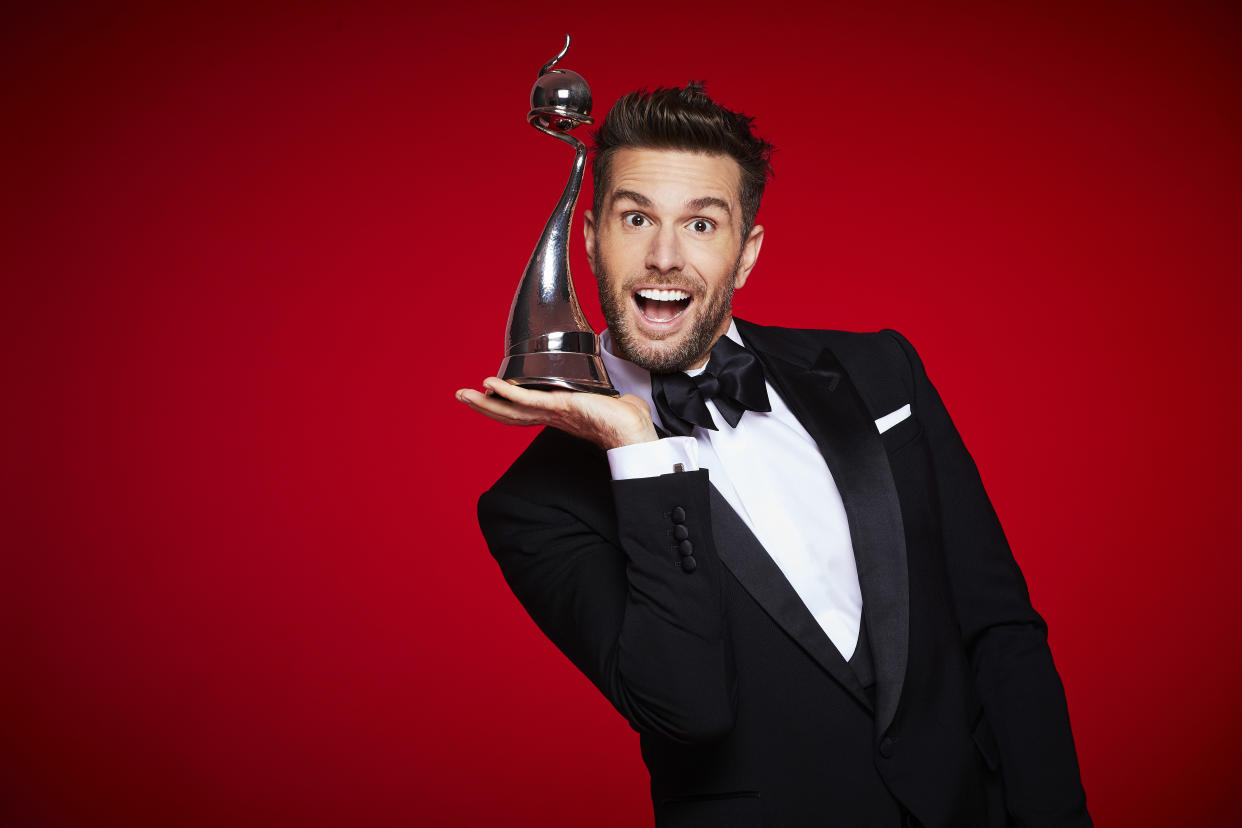 Joel Dommett hosts the NTAs. (ITV)