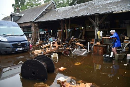 Flooding has caused widespread damage in France in recent days