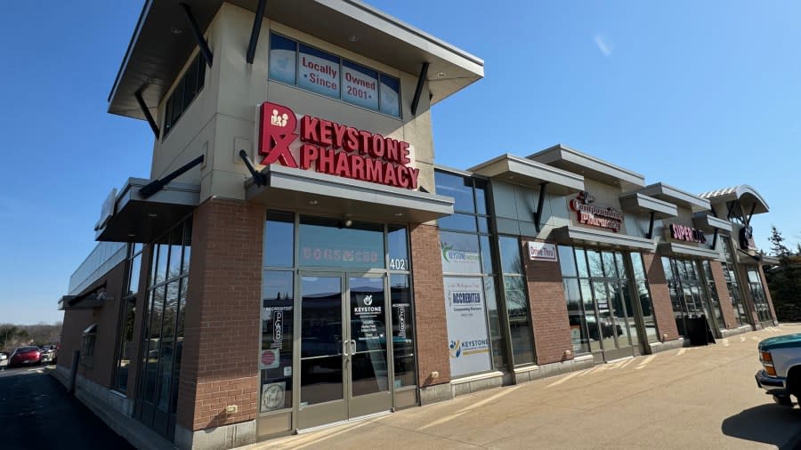 Keystone Pharmacy in Grand Rapids Township. (March 11, 2024)
