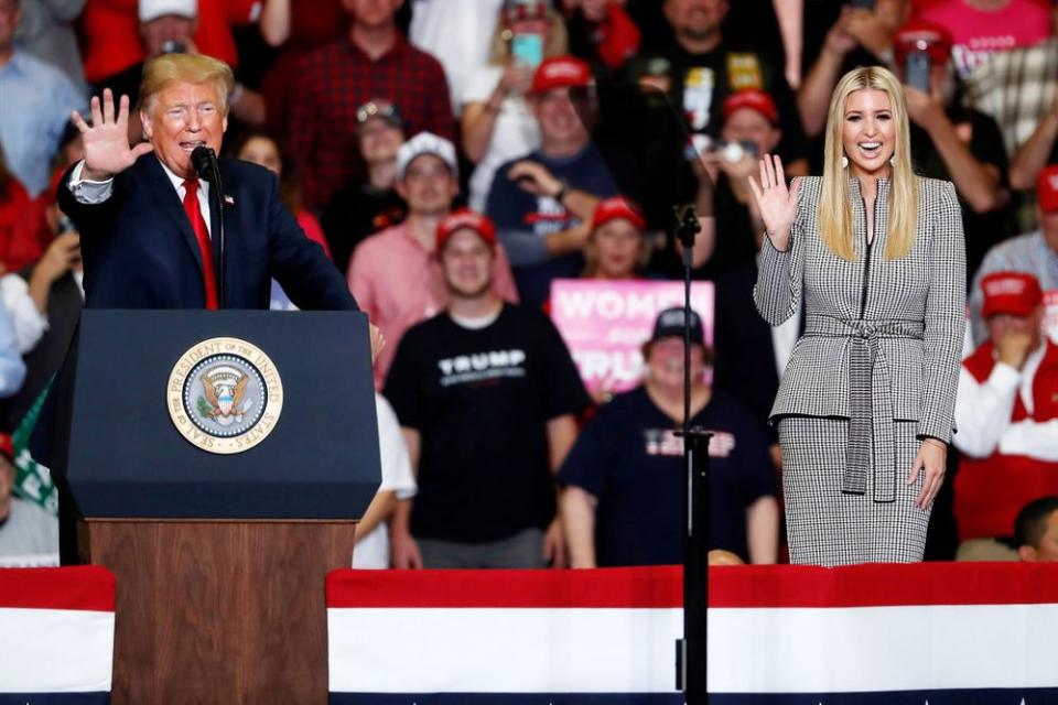 President Donald Trump and Ivanka Trump