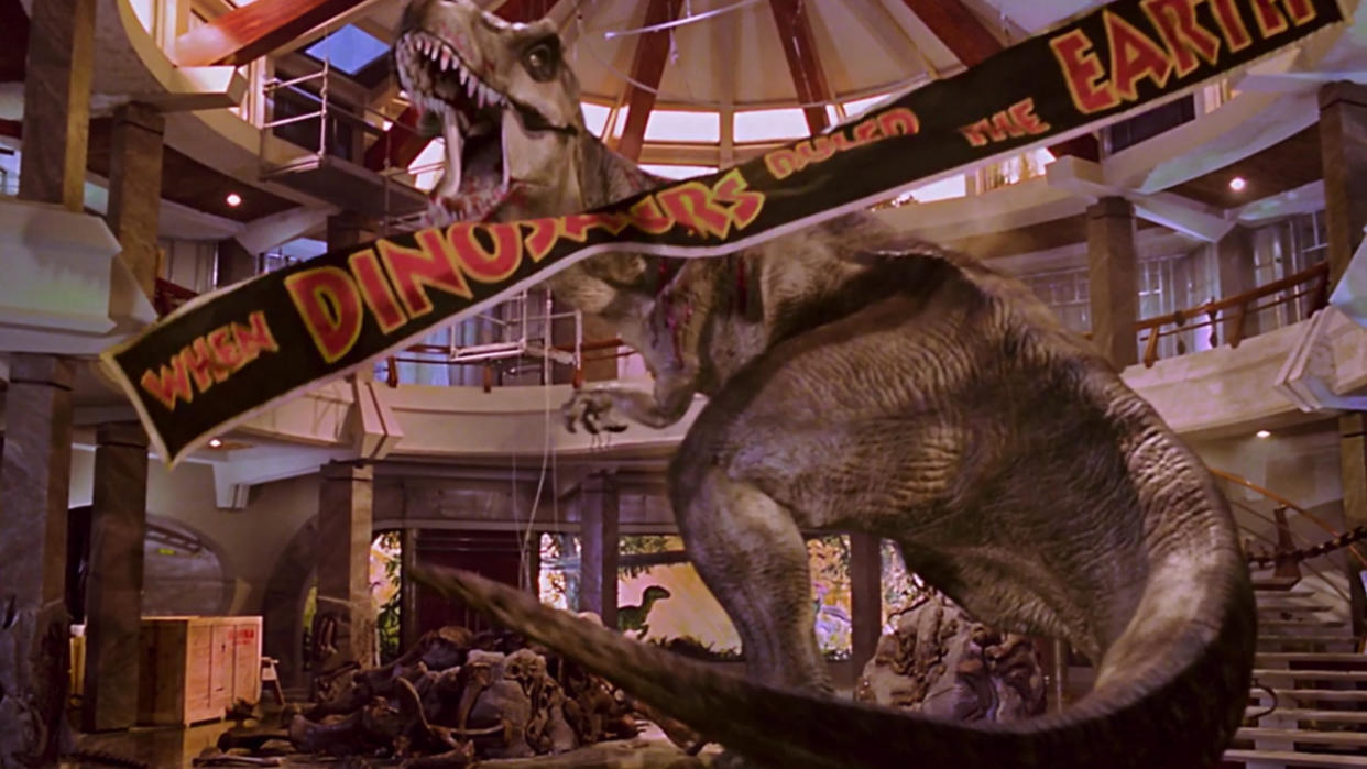  T-Rex in Jurassic Park 
