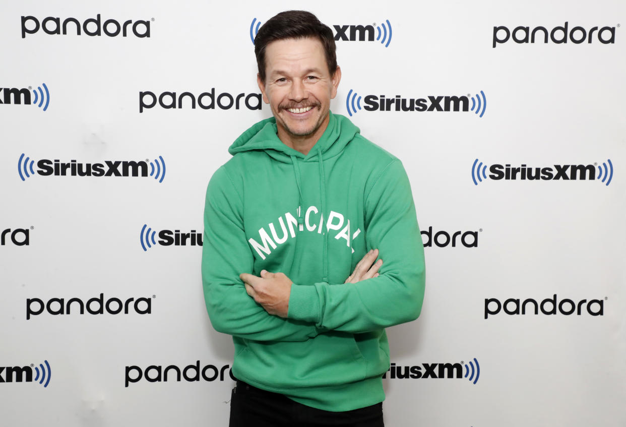 NEW YORK, NEW YORK - FEBRUARY 17: Actor Mark Wahlberg visits the SiriusXM Studios on February 17, 2022 in New York City. (Photo by Astrid Stawiarz/Getty Images for SiriusXM)