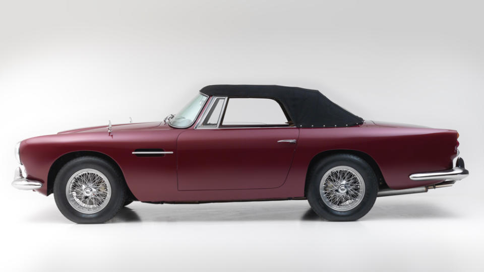 A 1962 Aston Martin DB4 Series IV Convertible.