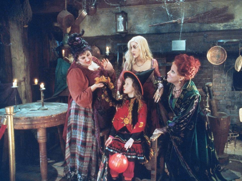 Thora Birch, Bette Midler, Kathy Najimy, and Sarah Jessica Parker in ‘Hocus Pocus’ (Snap/Rex)