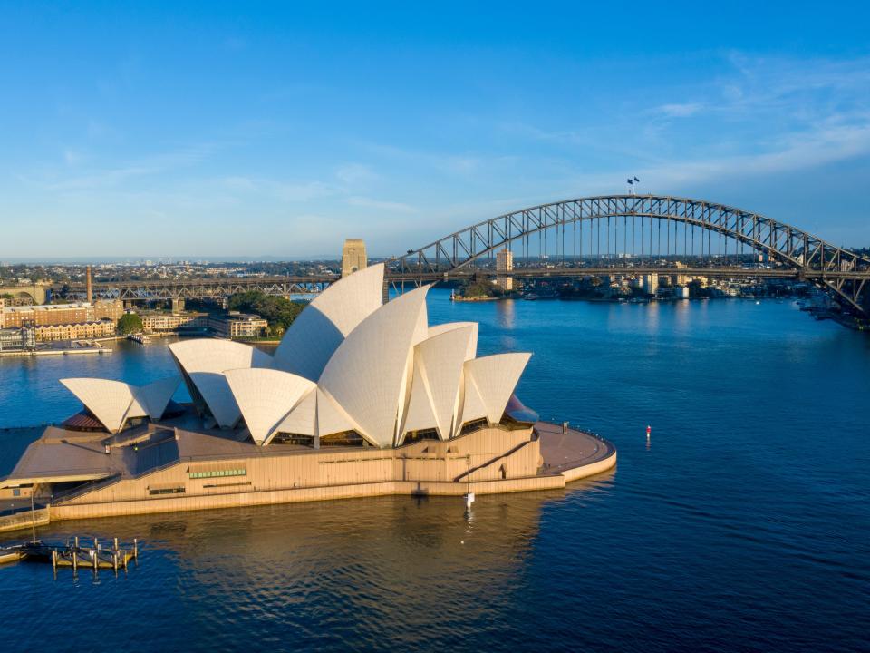 The Sydney Opera House in Sydney, Australia.