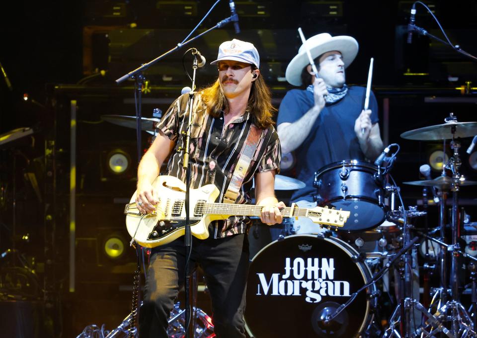 John Morgan performs at Bridgestone Arena in 2022.