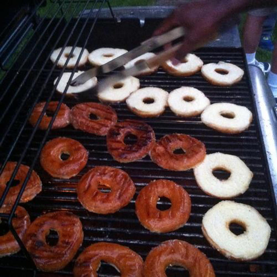 Grilled Doughnuts