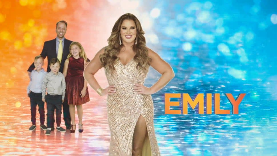 Emily Simpson's season 17 title card for The Real Housewives of Orange County