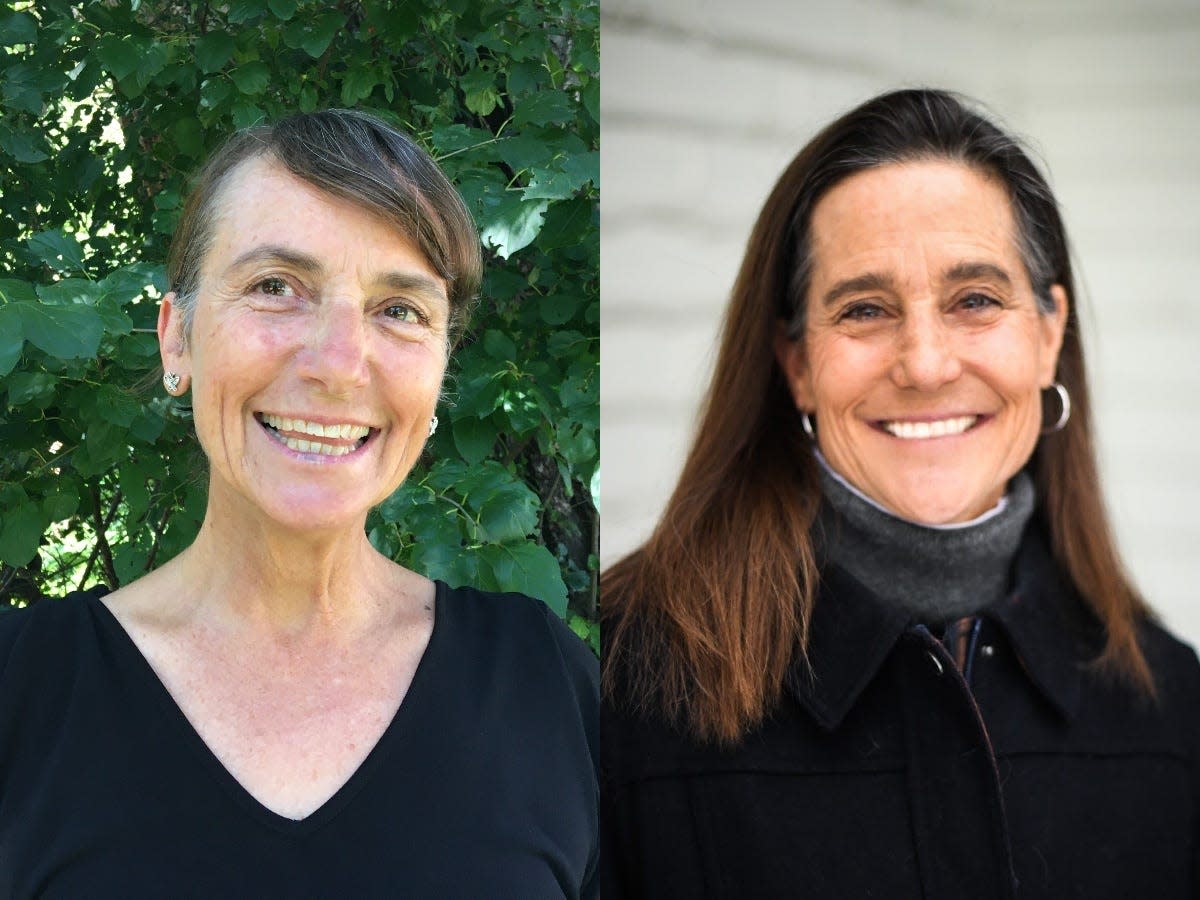 Patricia Babbitt, left, and Jeni Arndt, right, are running for the mayor's seat in 2023, currently held by Arndt.