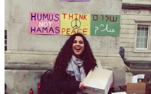 Devora Khafi, a student at Queen Mary University of London, said she is worried having a connection with Israel makes her a target for abuse - Devora Khafi/Facebook