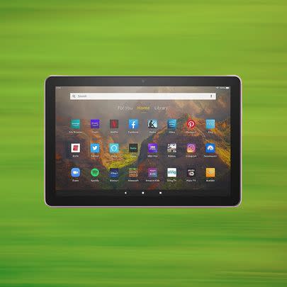 An Alexa-enabled Amazon Fire tablet