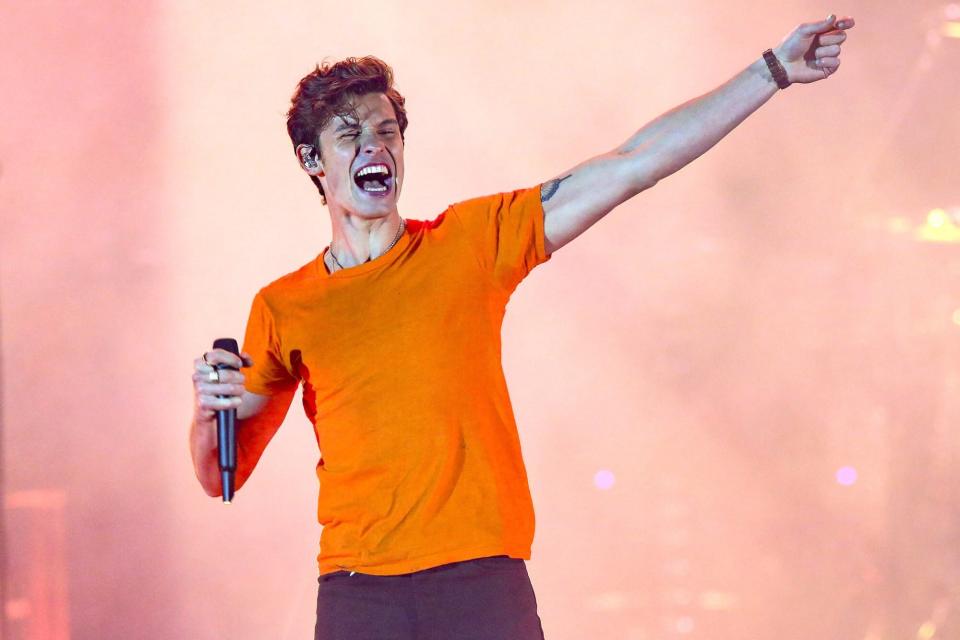 Mandatory Credit: Photo by Christopher Victorio/ImageSPACE/Shutterstock (12972823fx) Shawn Mendes iHeartRadio's KIIS FM Wango Tango, Show, Dignity Health Sports Park, Carson, California, USA - 04 Jun 2022