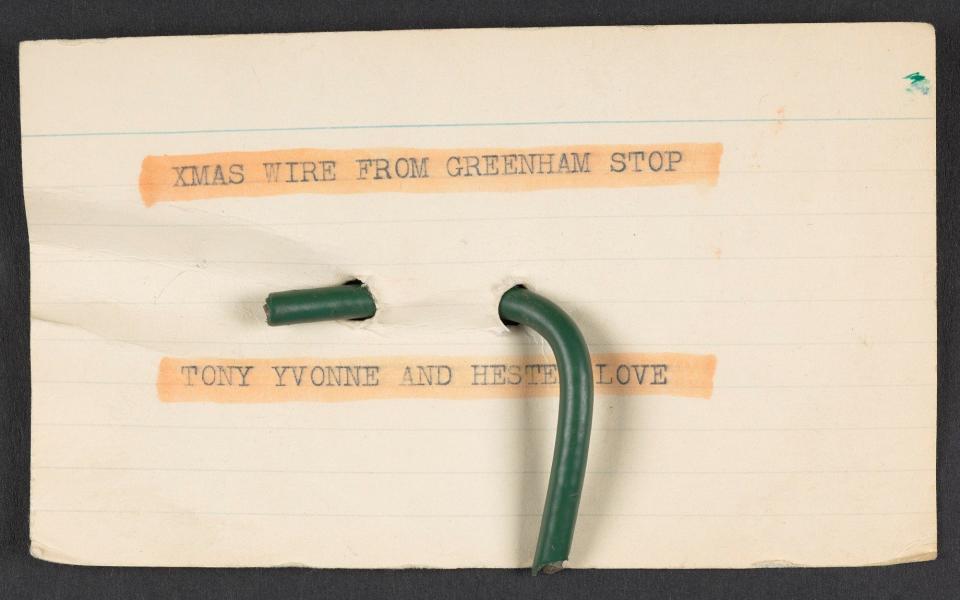 Fence wire from Greenham Common - The British Library Board