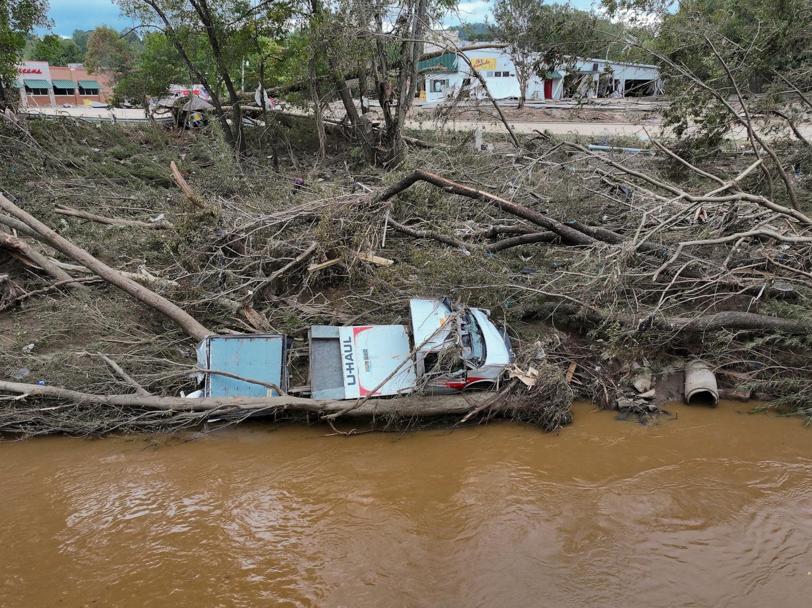 Hurricane Helene Damage in Asheville