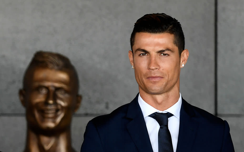 This bust of soccer player Cristiano Ronaldo is terrifying, but the internet’s reaction is hilarious