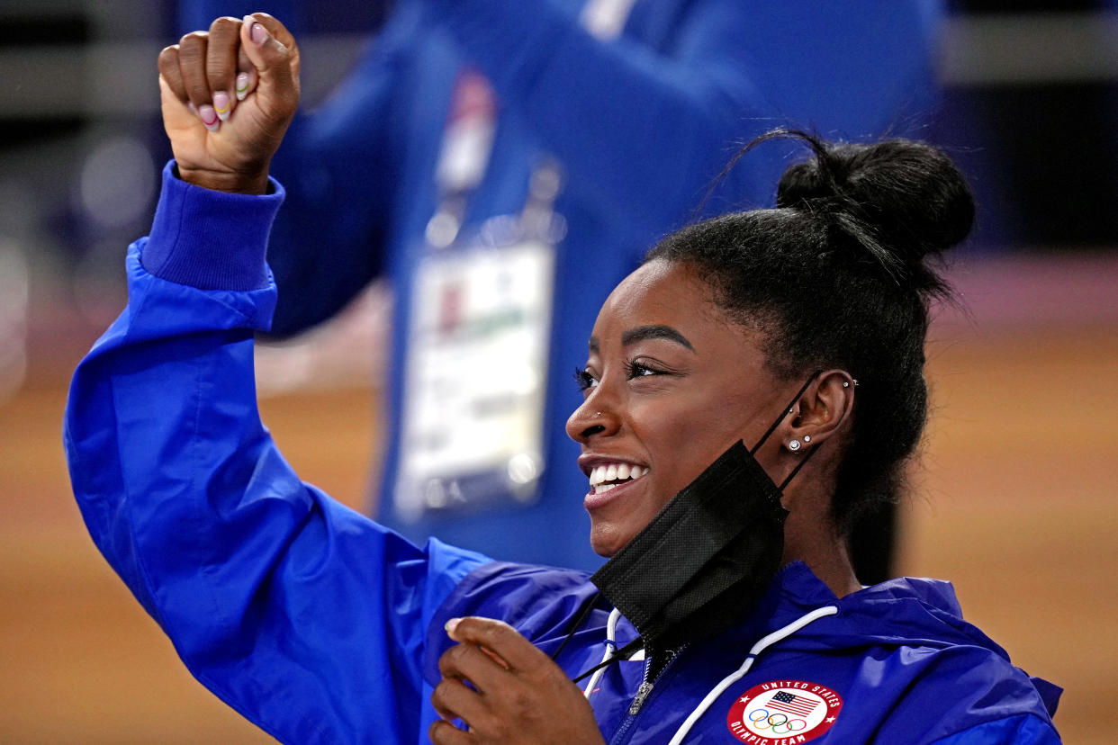 Every child in foster care and up for adoption deserves the chance to move in with a safe and stable family, from Simone Biles to non-gold medalists. (Danielle Parhizkaran-USA TODAY Sports)