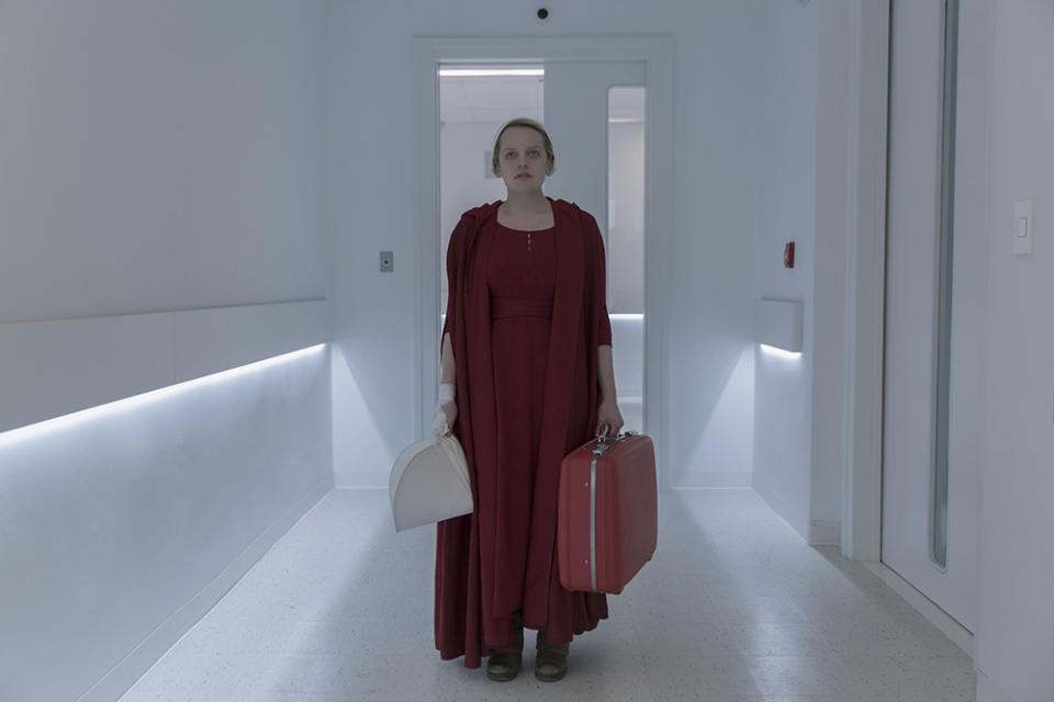 Elisabeth Moss in “The Handmaid’s Tale” - Credit: Sophie Giraud/Hulu