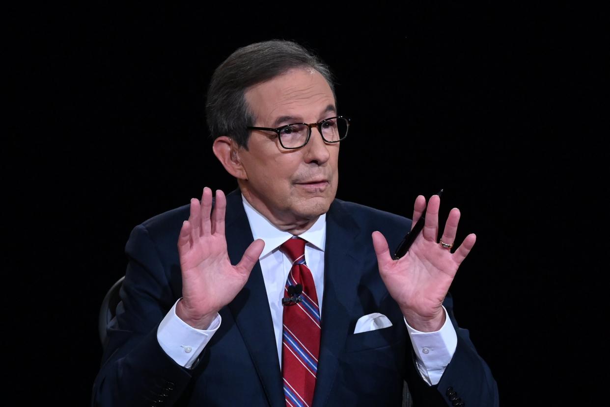 Fox News host Chris Wallace has been a target of criticism from Trump World. (Getty Images)