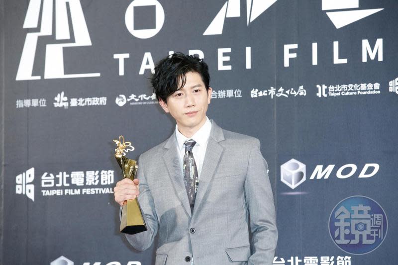 18歲就入圍金鐘獎，但等了21年才拿到演技獎項，莫子儀成為台北電影節最佳男主角。