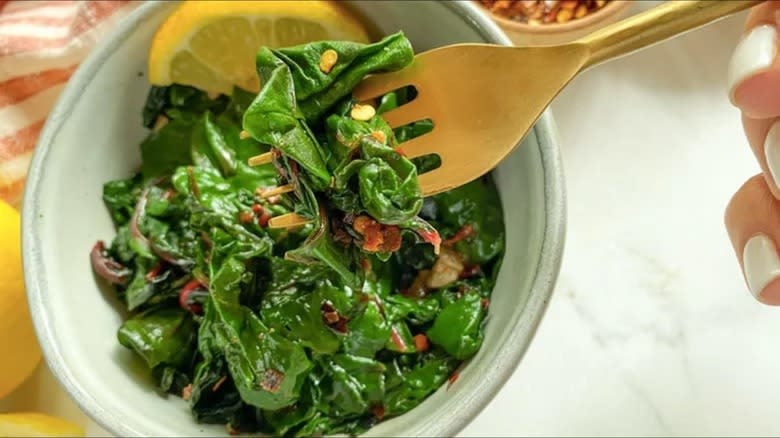 sautéed Swiss chard