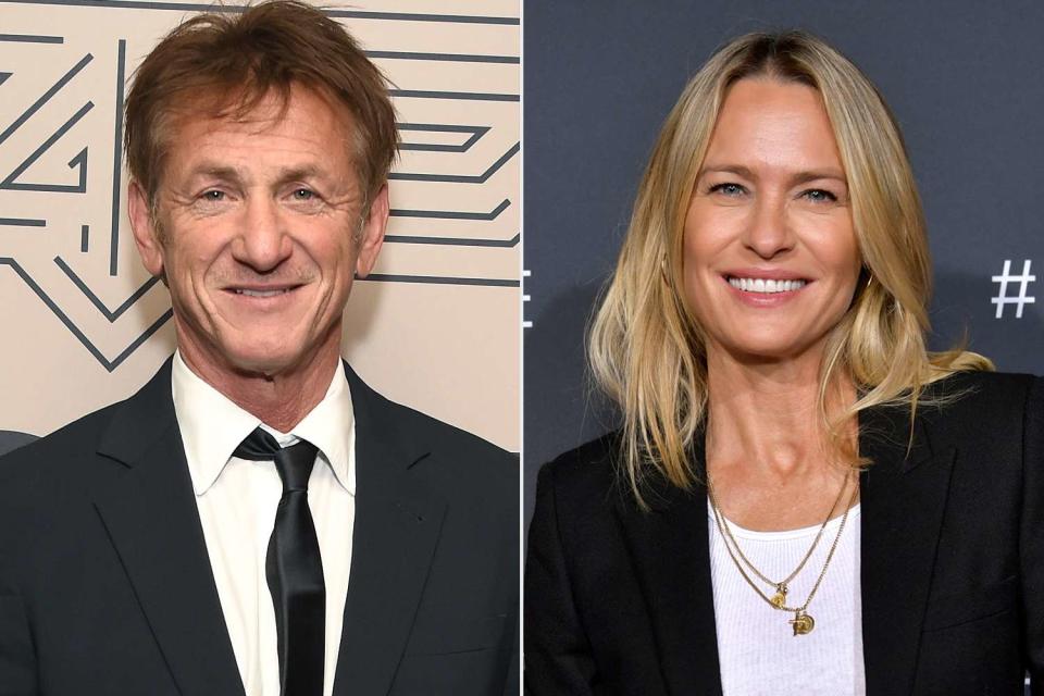 Michael Kovac/Getty Images; Emma McIntyre/Getty Images Sean Penn and Robin Wright