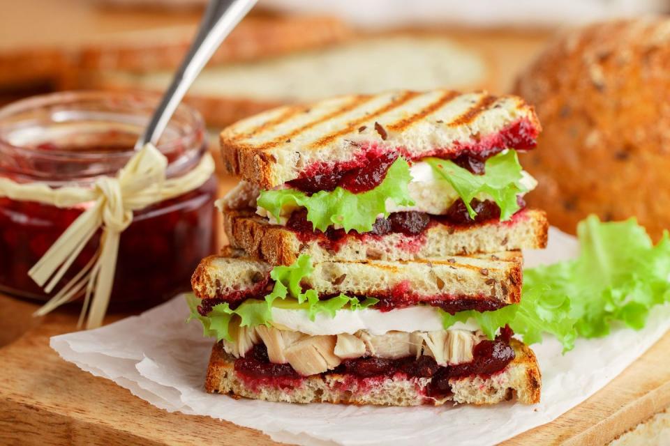 "The Pilgrim" Leftover Turkey Sandwich