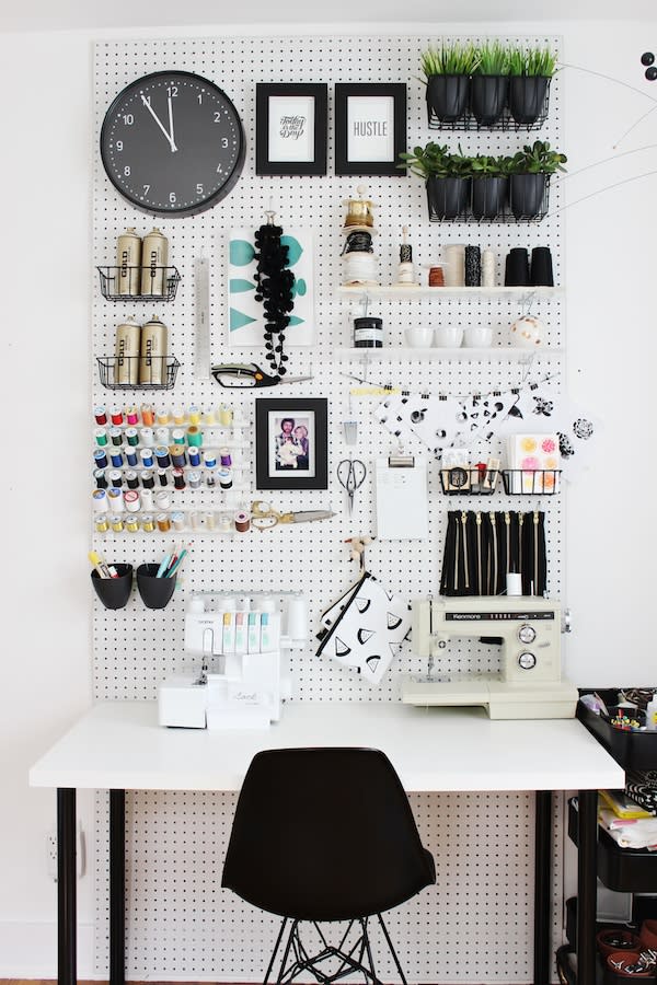 Cool Pegboard Wall