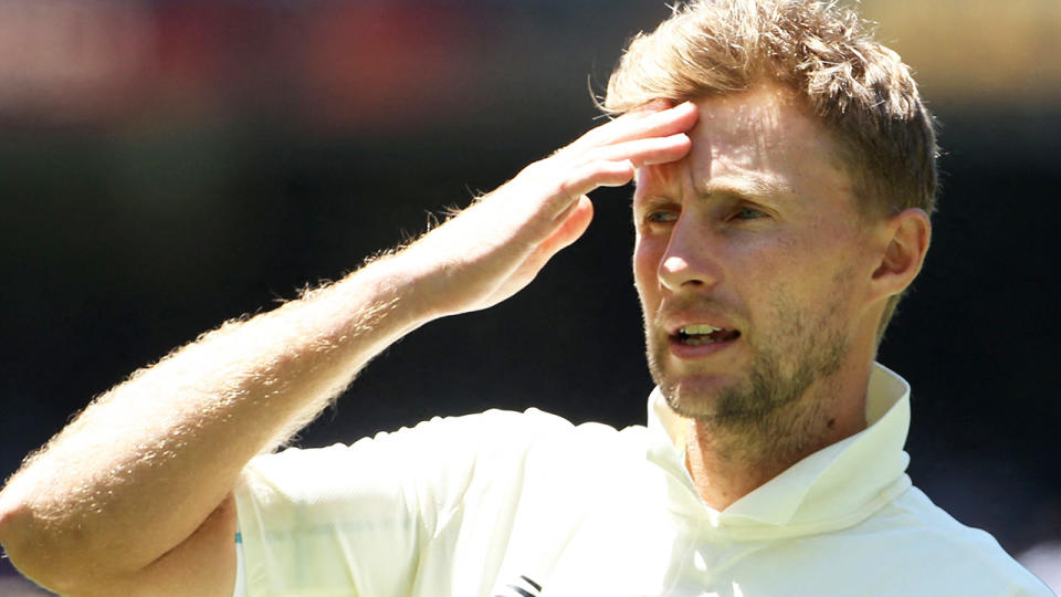 After a swift Ashes loss in Australia, Joe Root and the England Test team clearly have plenty of work to do. (Photo by HAMISH BLAIR/AFP via Getty Images)