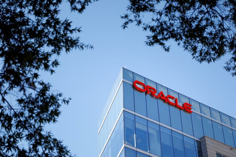 FILE PHOTO: An exterior view of the Oracle Field Office in Arlington, Virginia.