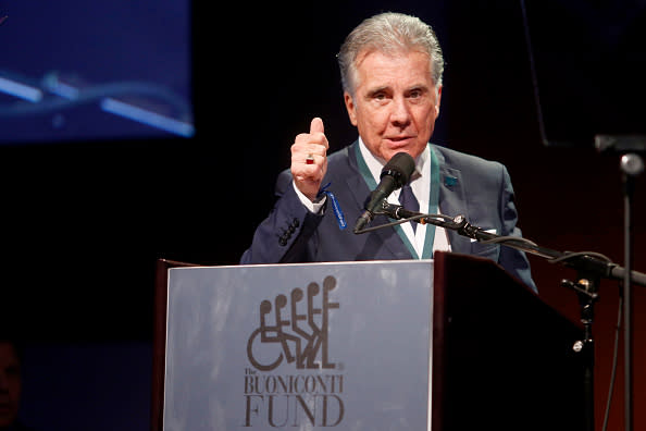 NEW YORK, NY – SEPTEMBER 25: John Walsh speaks onstage during the 32nd Annual Great Sports Legends Dinner To Benefit The Miami Project/Buoniconti Fund To Cure Paralysis at New York Hilton Midtown on September 25, 2017 in New York City. (Photo by Thos Robinson/Getty Images for The Buoniconti Fund to Cure Paralysis )