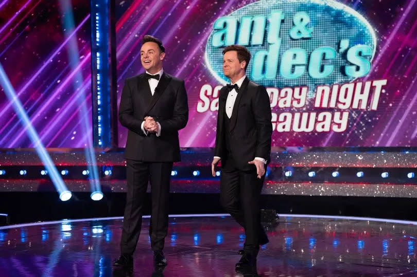 Ant and Dec on Saturday Night Takeaway