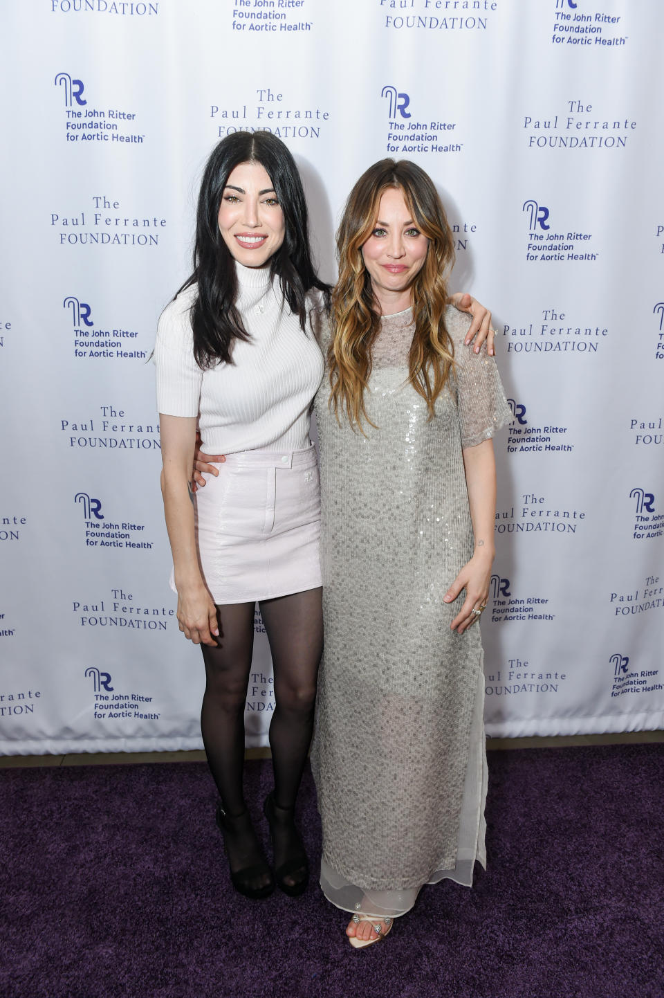 Briana Cuoco attends "Evening From the Heart Gala" benefitting the John Ritter Foundation for Aortic Health wearing black platform sandals