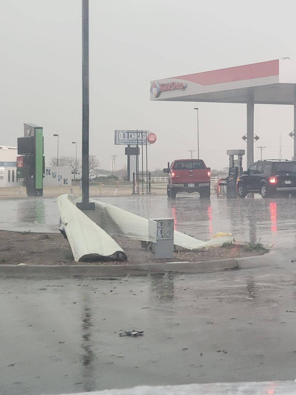 Storm damage photos from Jerry Penner in Garden City on Sunday, March 24.