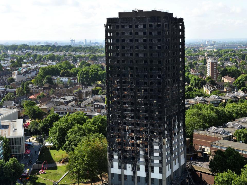 Grenfell Tower, where 71 people died in a fire last year, was not fitted with sprinklers: AFP/Getty Images