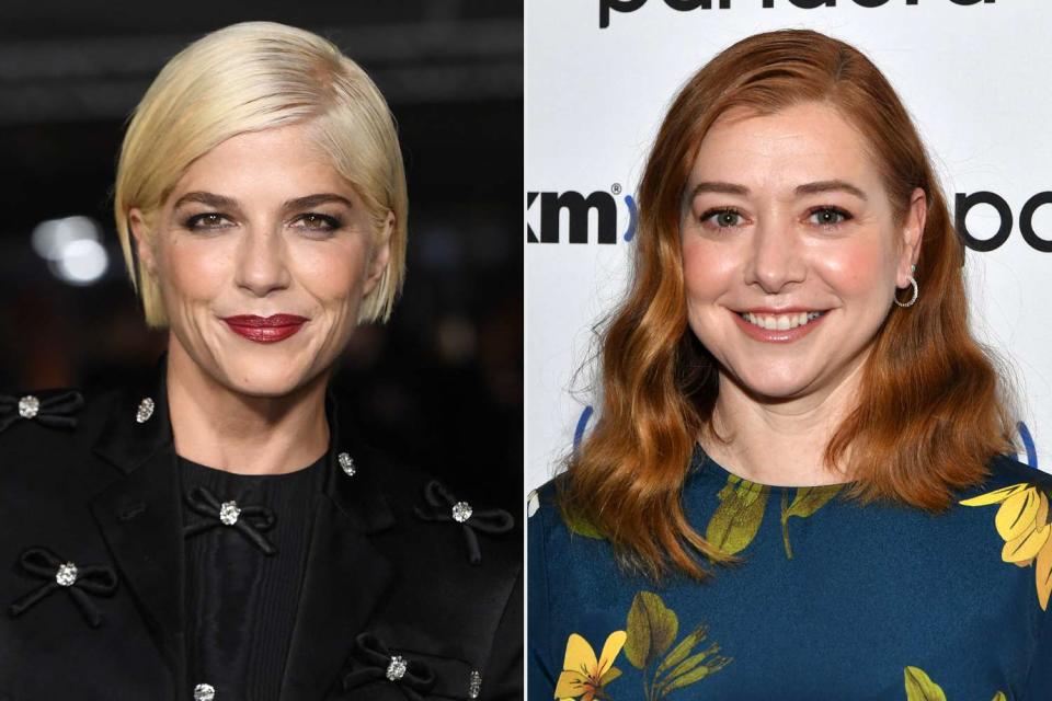 <p>VALERIE MACON/AFP via Getty; Slaven Vlasic/Getty</p> Selma Blair (left) and Alyson Hannigan