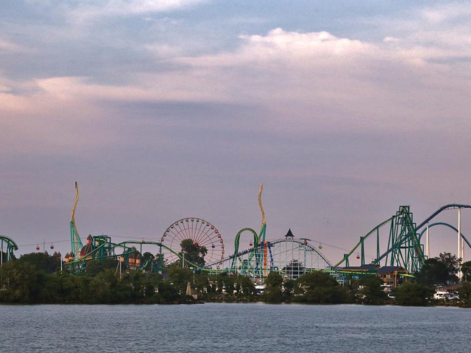 Cedar Point Amusement Park in Sandusky, Ohio.