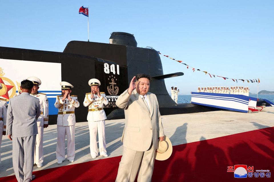 North Korea Kim Jong Un submarine