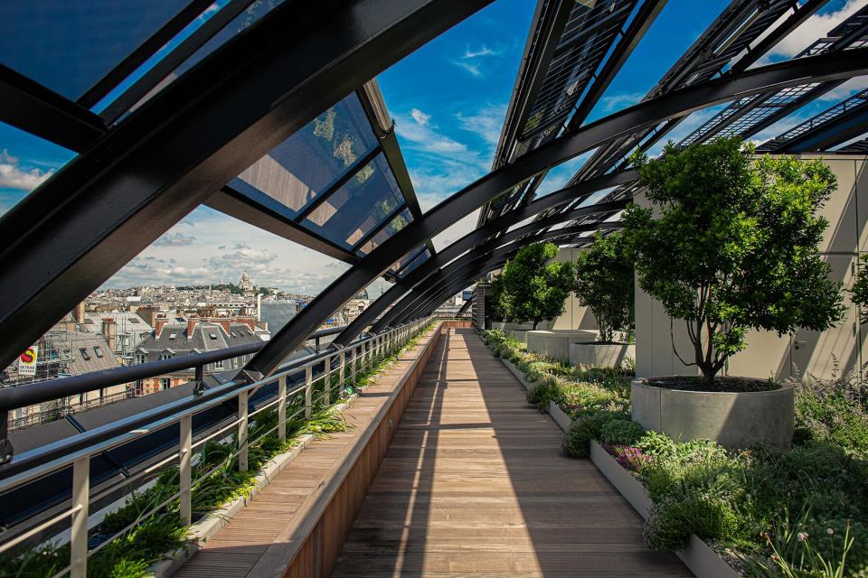 The rooftop at Hôtel Madame Rêve