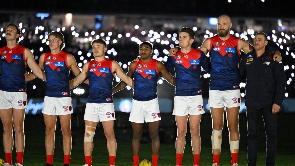 Demons at Anzac ceremony