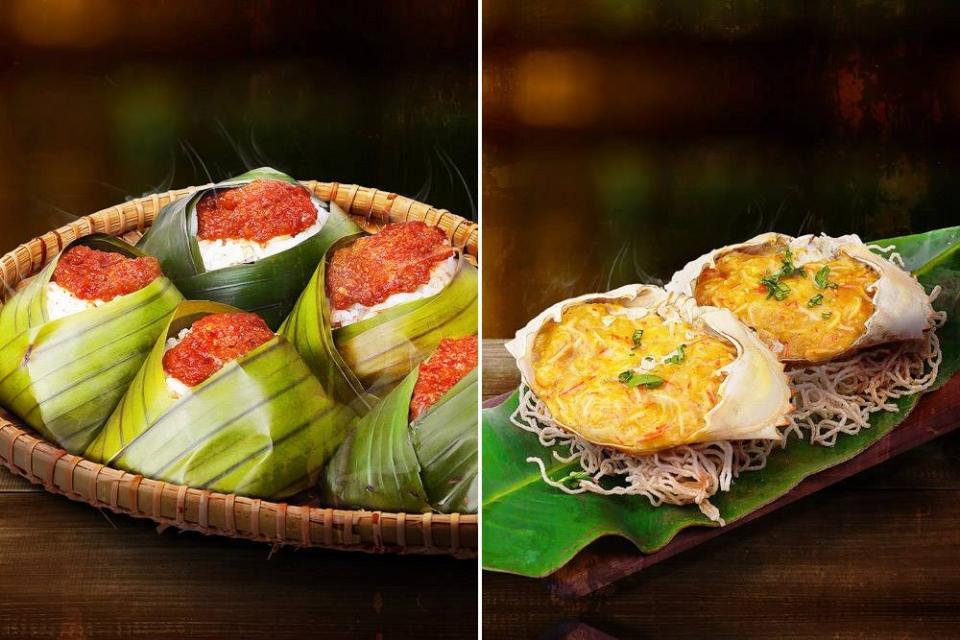 Nasi Lemak Alai (left). Otak-Otak Isketambola (right).