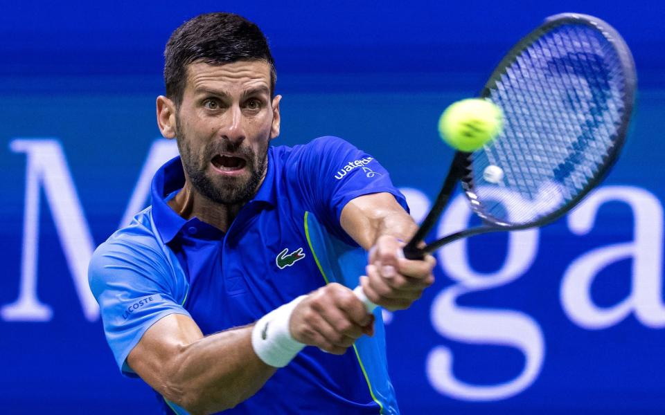 Novak Djokovic faces Bernabe Zapata Miralles in the second round of the US Open