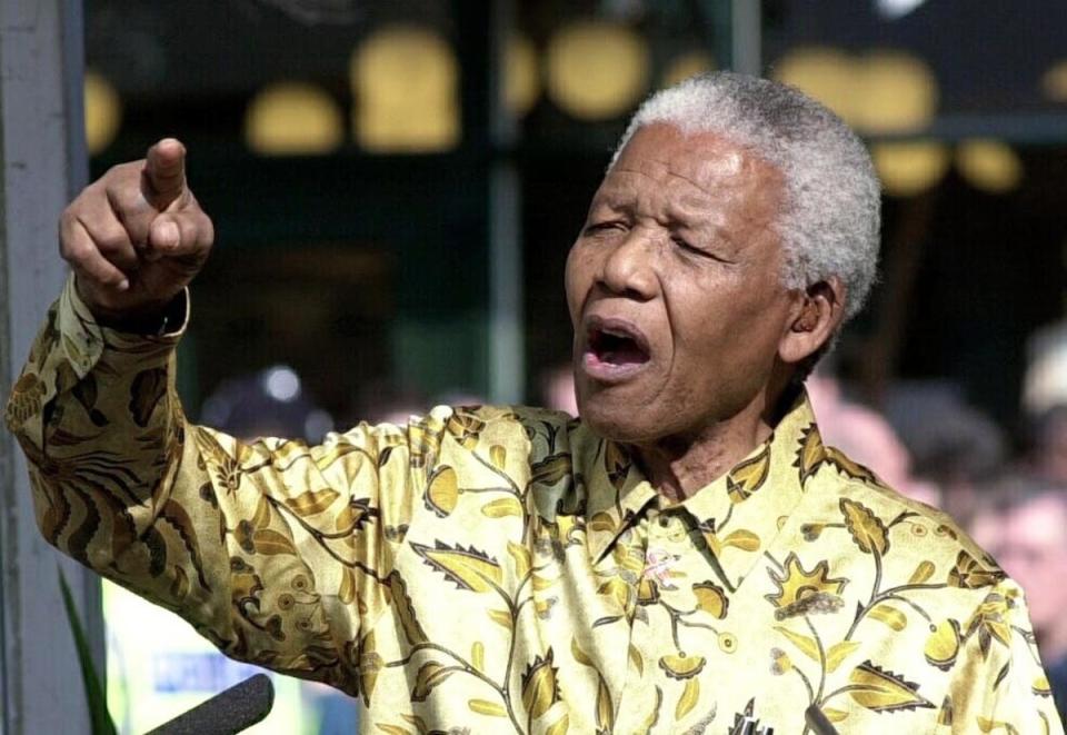 Nelson Mandela, who was president of South Africa (Toby Melville/PA) (PA Archive)