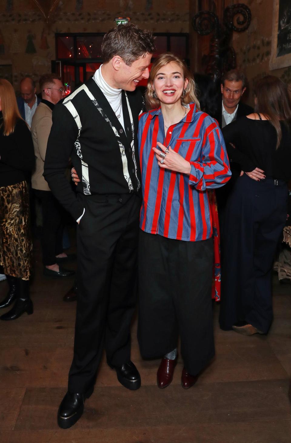 James Norton and Imogen Poots attend the after party for 