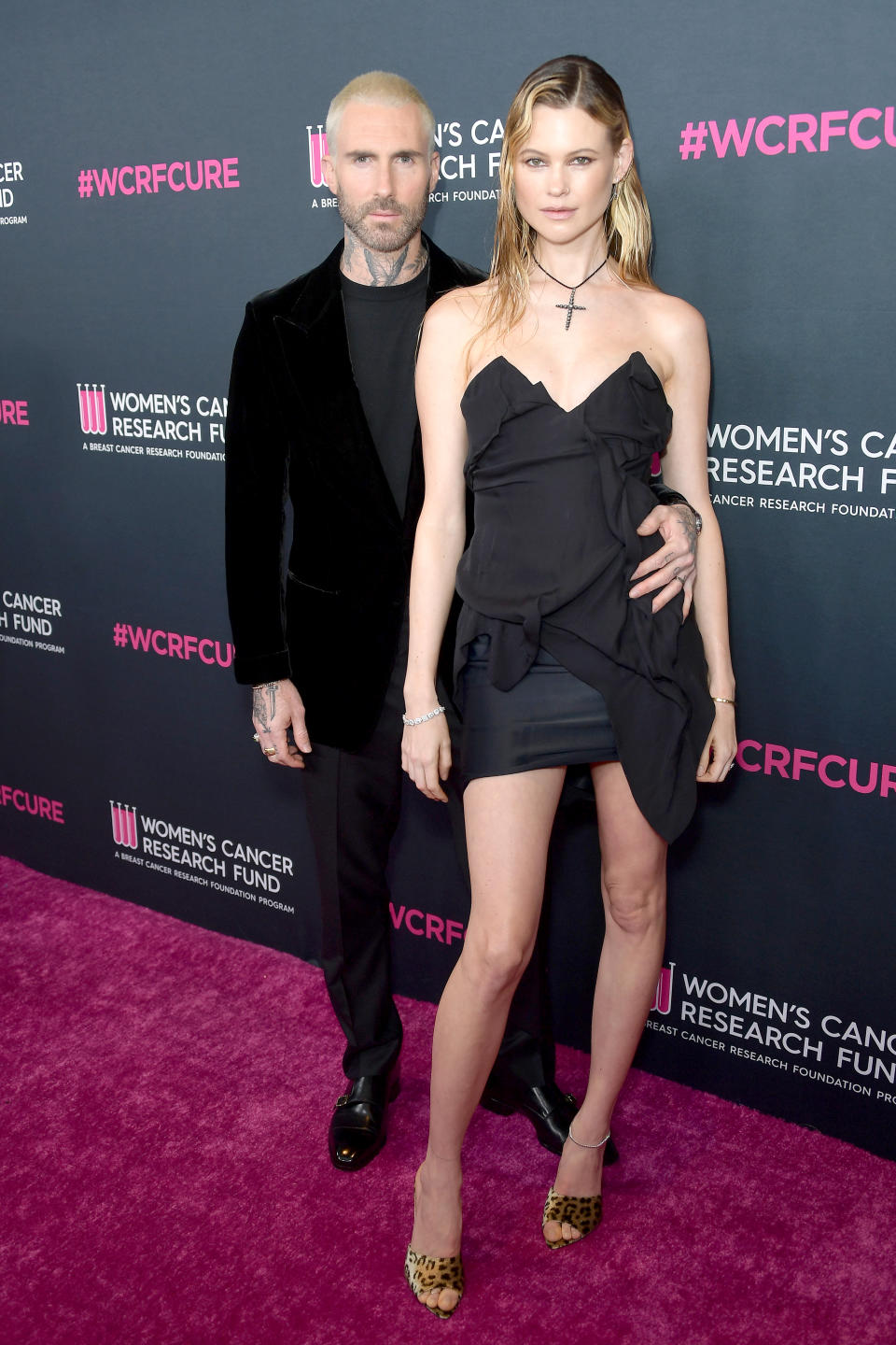 Behati Prinsloo and Adam Levine