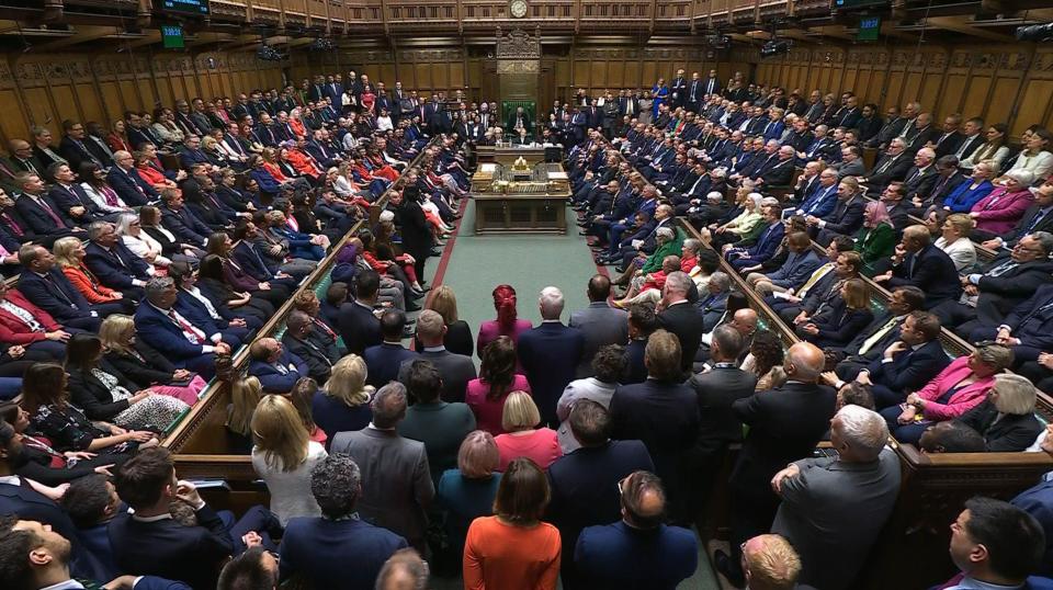 Not ever MP can fit on the benches in the House of Commons. (PA)