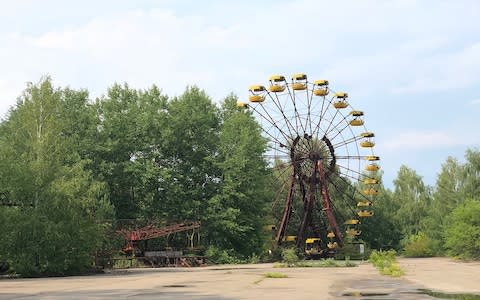 The Pripyat amusement park has become a symbol of the Chernobyl disaster - Credit: Ash Bhardwaj